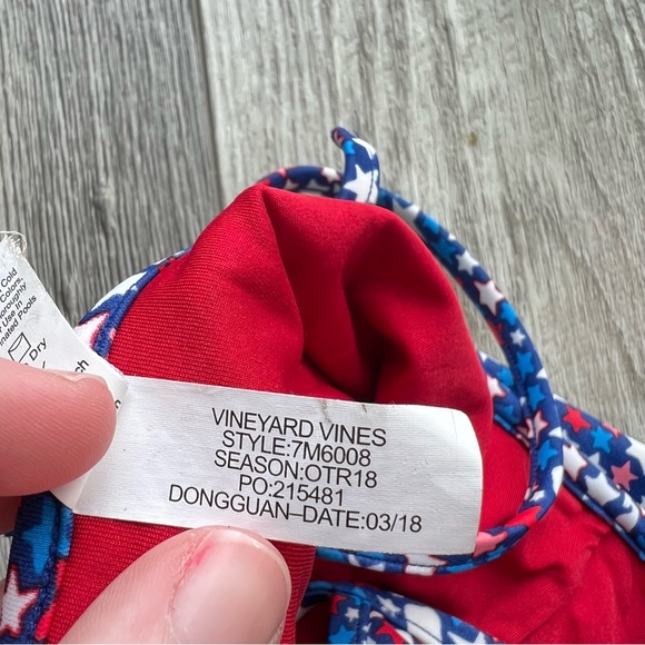 Vineyard Vines Girls Stars and Whales Tankini | Size 14 - Picture 14 of 14